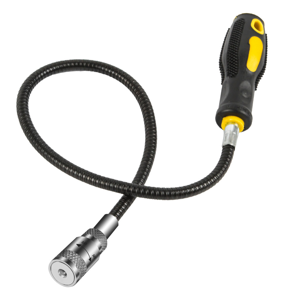 Obeng Teleskop Magnetik LED Tongkat Magnet Fleksibel- 6658