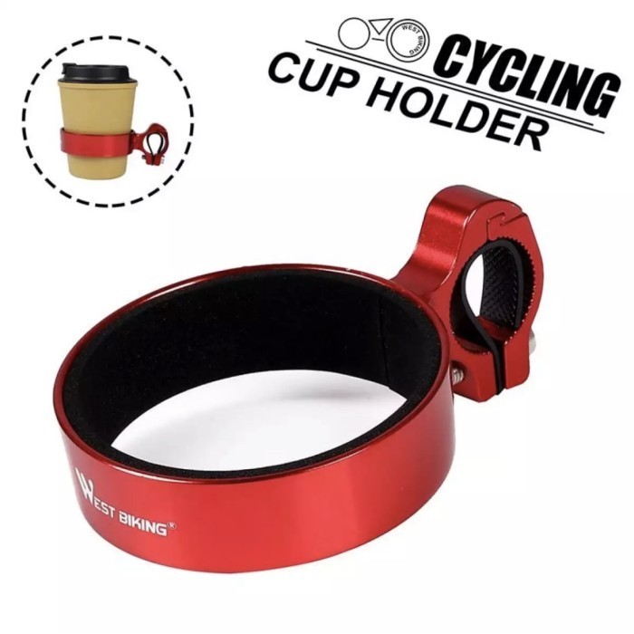 

West Biking 0704026 Red Holder Botol Minum Coffee Cup Holder Bottle Cage Botol Minum Sepeda Lari Gym Bicycle Bike Sports Bottle Outdoor Cycling Cycle Accesories Aksesoris Sepeda | 0704026 | SKU 5.001.0423