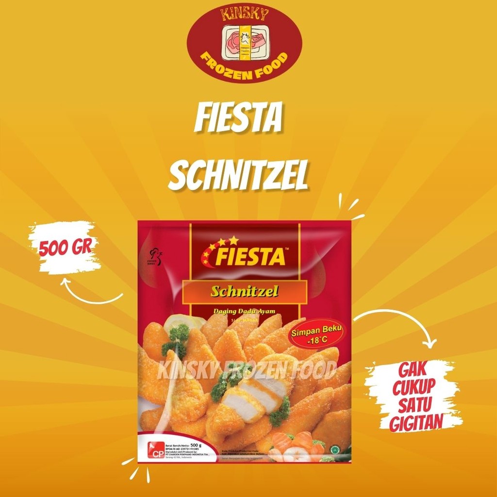 

FIESTA SCHNITZEL 500GR/CHICKEN KATSU FIESTA 500 GR