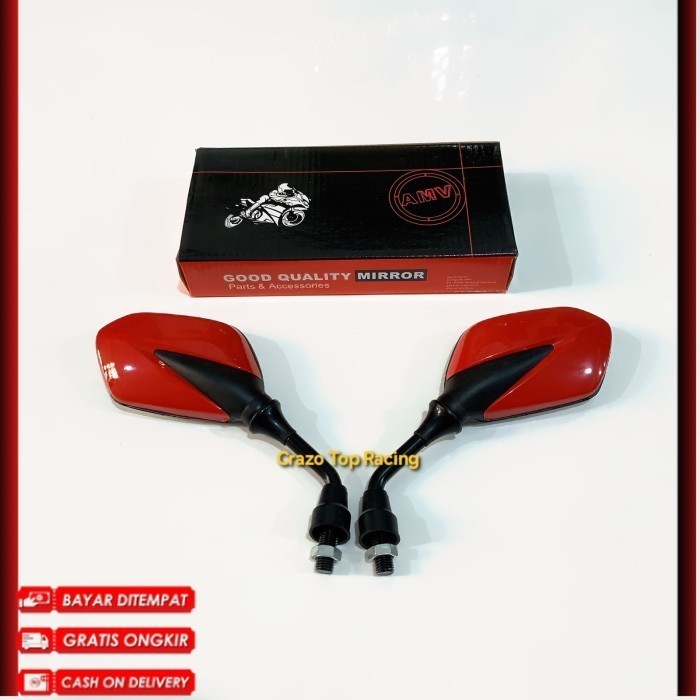Spion Kaca Spion Variasi Warna Supra X 125/Supra Fit New/Blade/Revo Fi - Red