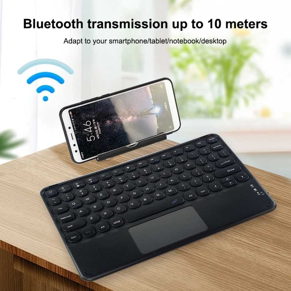 GOOJODOQ Keyboard Wireless Bluetooth V3.0 with Touchpad - GD433 [Yassirstore3]