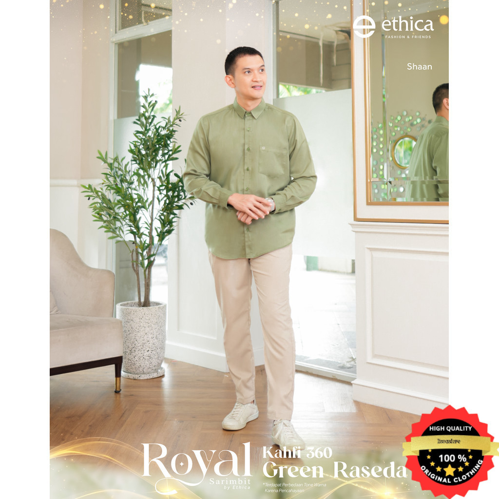 Ethica Koko Dewasa Lengan Panjang Kahfi 360 Kemeja Koko Pria Lengan Panjang