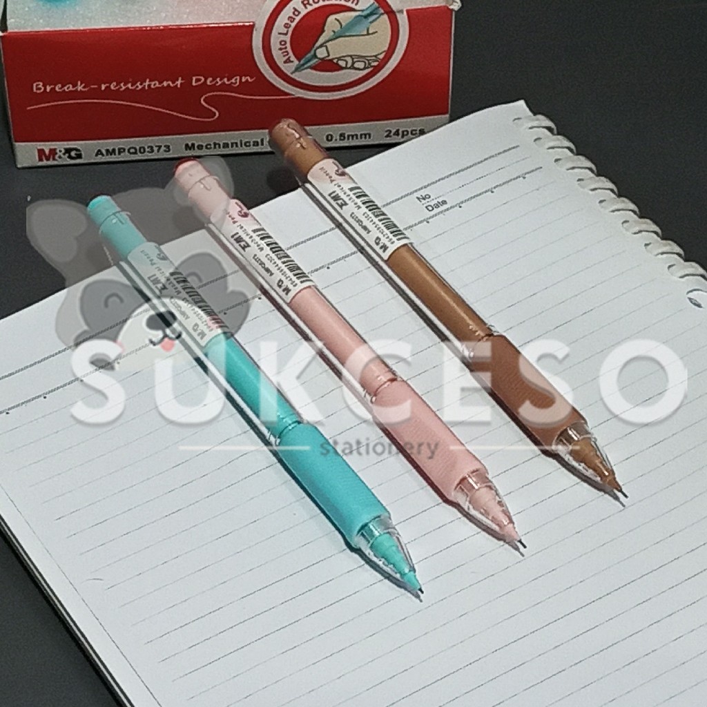 

M&G Mechanical Pencil 0.5mm EM1 AMPQ0373 - Pensil Mekanik Pastel SATUAN