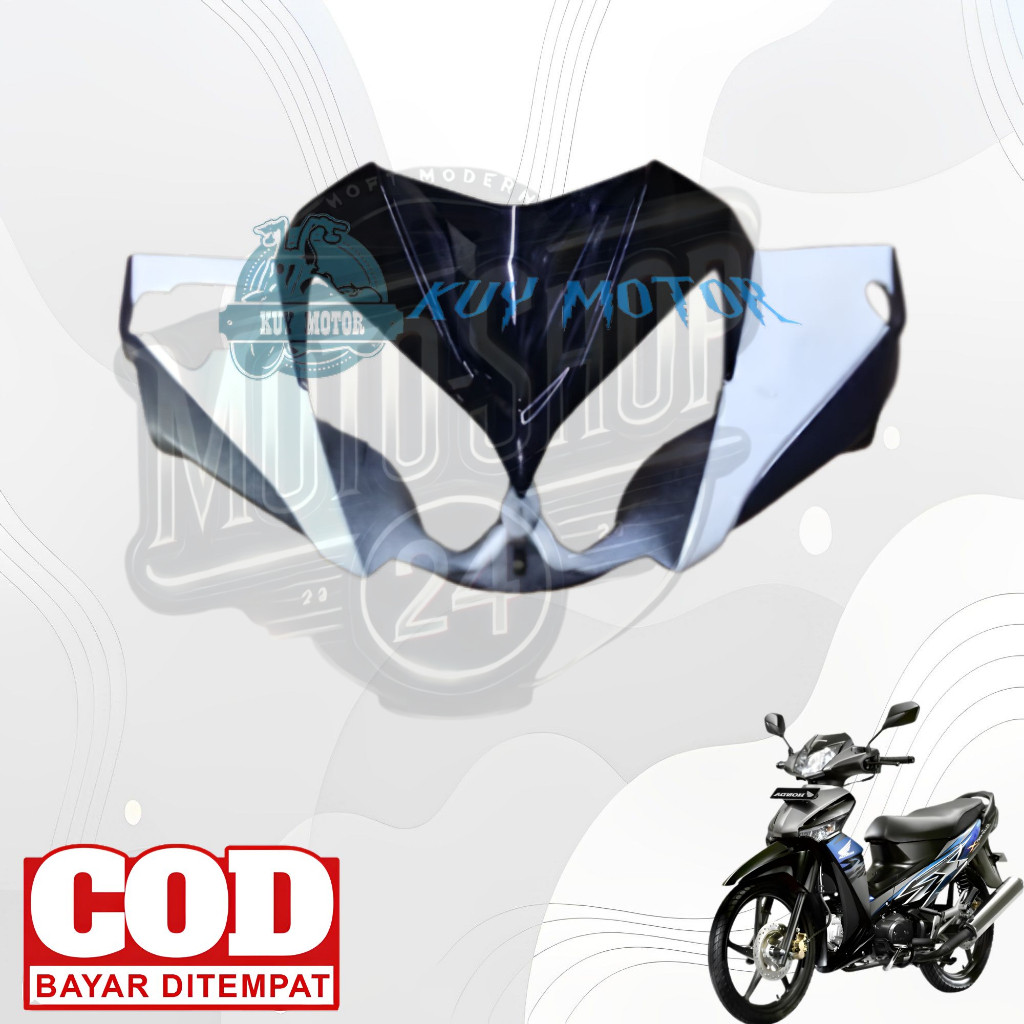 Batok Kepala Lampu depan Motor honda supra X 125 Batman Tahun 2008 2009 2010 2011 Warna Putih