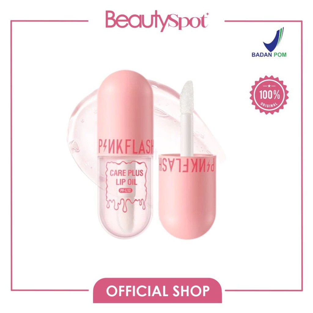 PINKFLASH Natural Lip Oil Lip Balm Lip Gloss Moisturize Repair Nourish Reduce Wrinkles Waterproof Mu