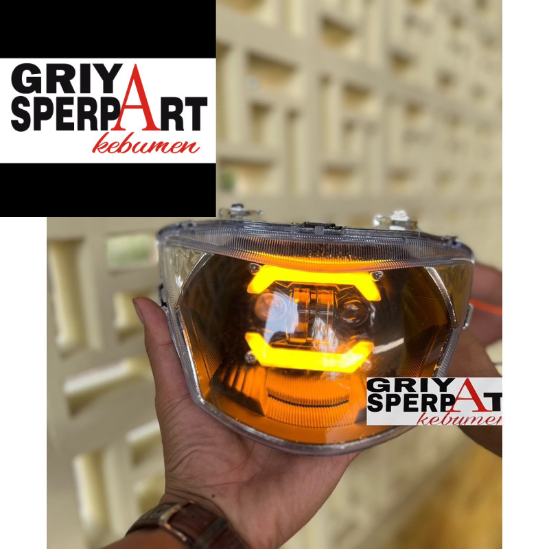 LAMPU DEPAN MIO J  LED