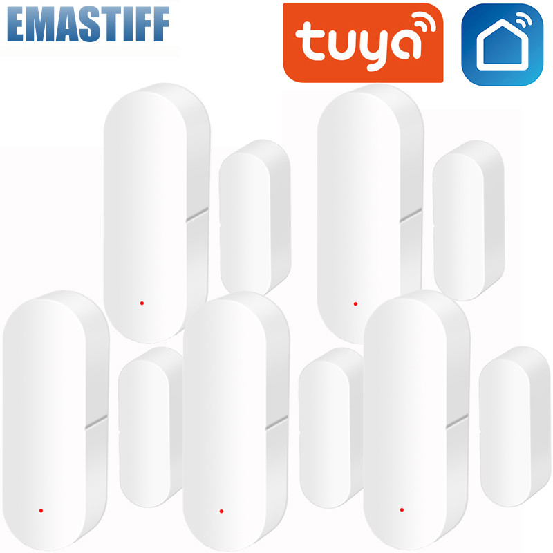 Tuya WiFi Smart Door Sensor Smart Home Door Open/Closed Detectors Window Sensor SmartLife Works With
