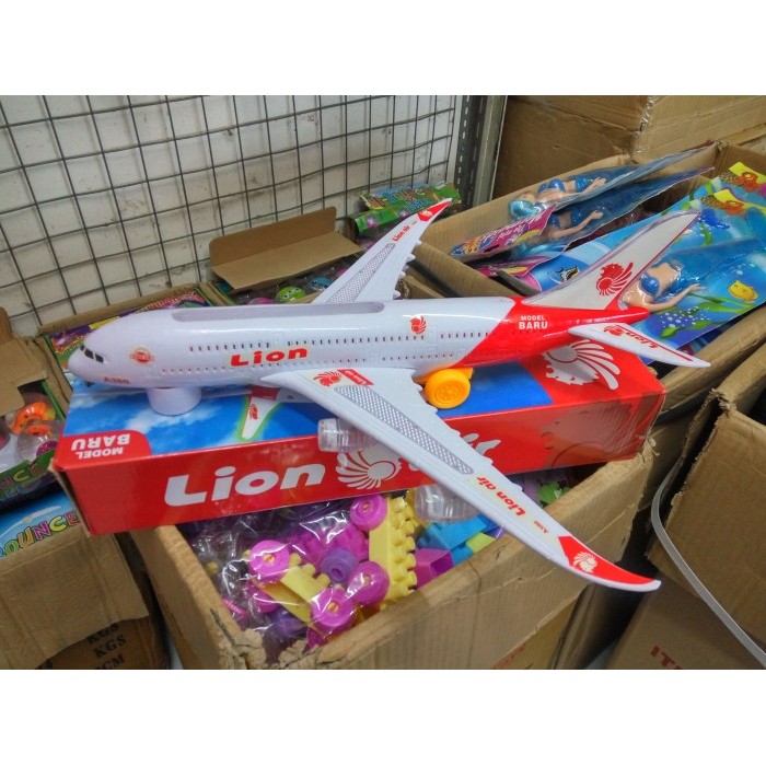 mainan anak pesawat terbang garuda indonesia lion air