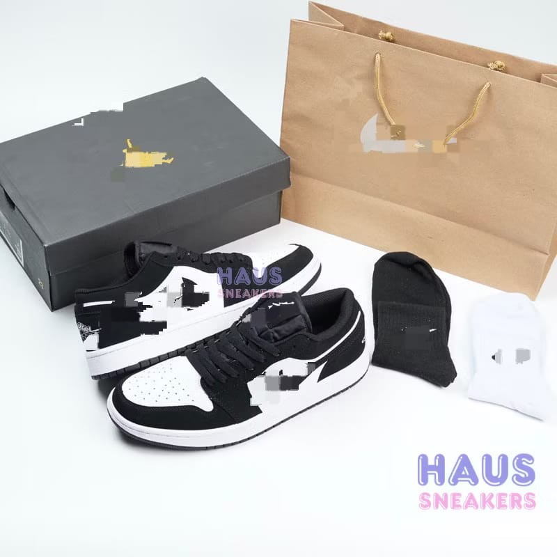 Jordan 1 Low Black White