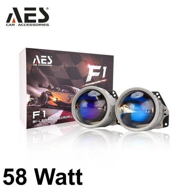 Bilens LED Projector Lens Biled Bi-led AES F1 AES 3 Inchi Bluefirm Dual Chip Led 70 W Original AES