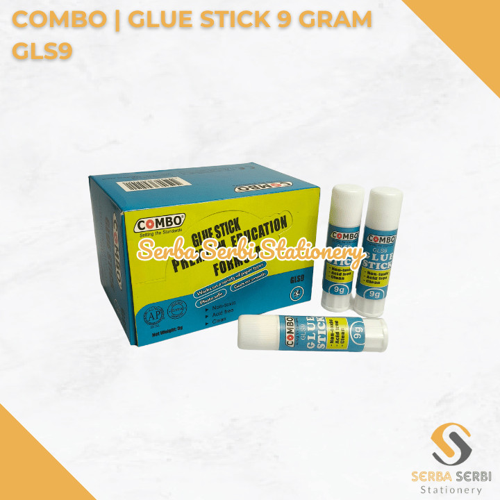 

GROSIR (1 PAK ISI 24 BIJI) COMBO - LEM STIK / BATANG / GLUE STIC / STICK GLS9 9 GR 9 GRAM