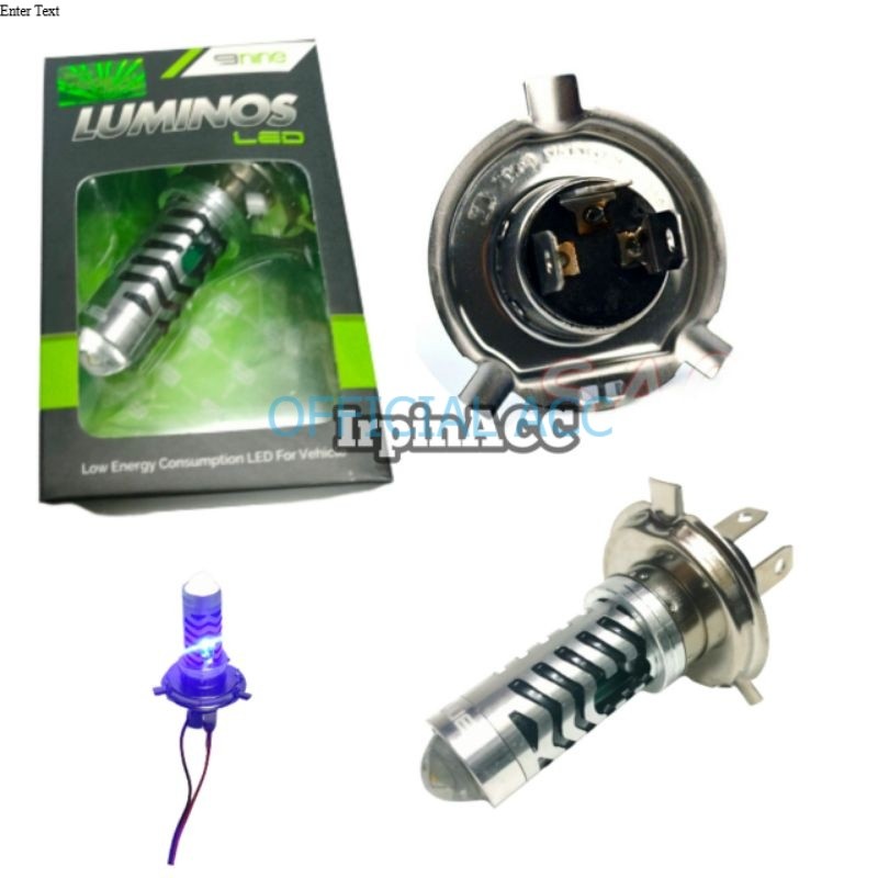 Lampu Utama H4 Universal Motor Mobil Kuning Putih