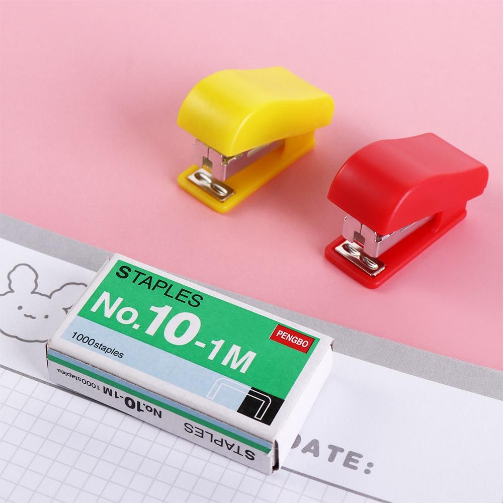 

Portable Effortless Labor-Saving Stapler Set Paper Binding Small Bookbinding Machine Fixing Paper Stapling Tools Office