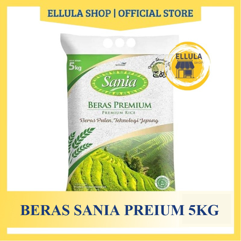 

ELLULA Shop - BERAS SANIA 5KG / sku 400344