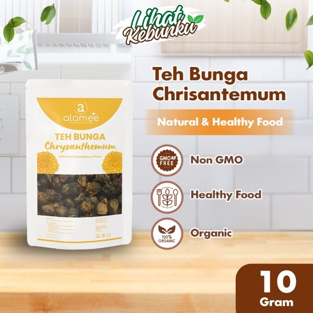 

ALAMEE Teh Bunga Chrysanthemum Tea Krisan Emas Golden Crysant Herbal Alami Organik Crysanthemum 10gr LIHAT KEBUNKU