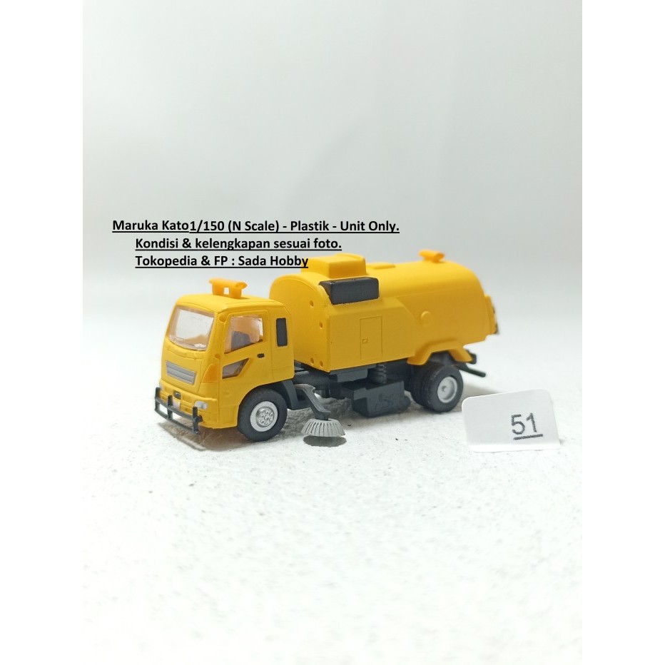 Fujimoto Hobby Collection Vol.1 Sweeper Truck Pembersih N Scale Unit Only