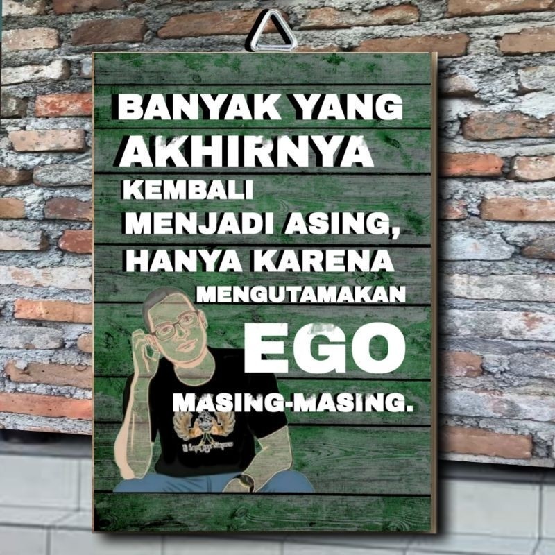 KATA KATA MUTIARA HIASAN DINDING