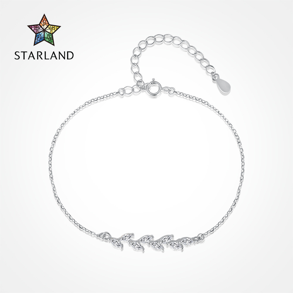 COD Gelang Perak Murni S925 Jepang dan Korea Gelang Wanita Bunga Khusus Cahaya Mewah Tenda Mori Anak