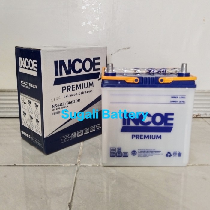 Aki Mobil INCOE NS40Z 36B20R Premium Aki Basah 12v 35Ah