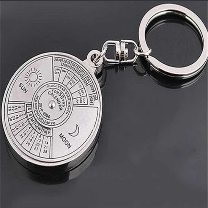 

Andma High Quality Keychain Calendar 50 Years/Gantungan Kunci Kalender - kc003