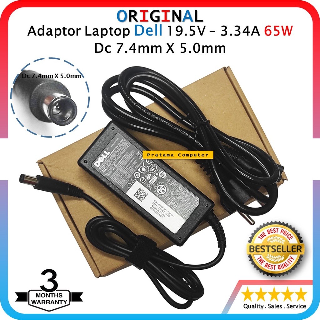 ORIGINAL Adaptor Charger Laptop DELL Latitude E7240 E7250 E7270 E7440 E7450 E7470 E7480 E6230 E6320 