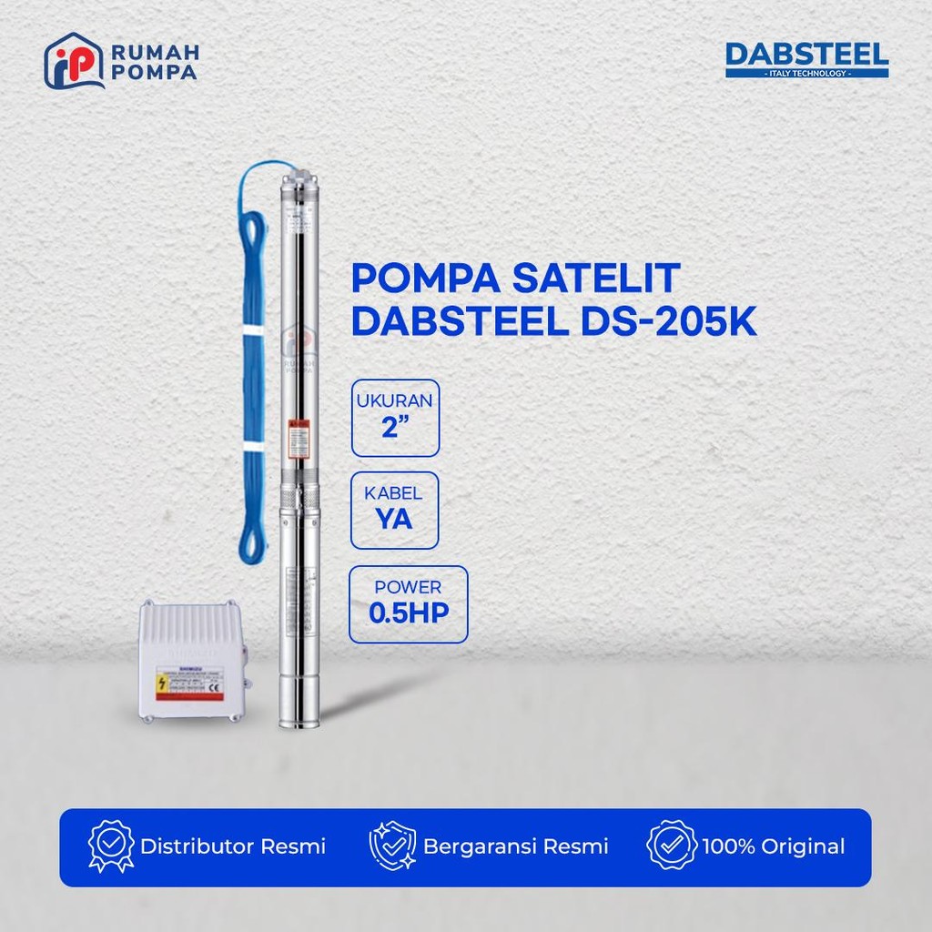 Pompa Submersible 2 inch Dabsteel DS-205K