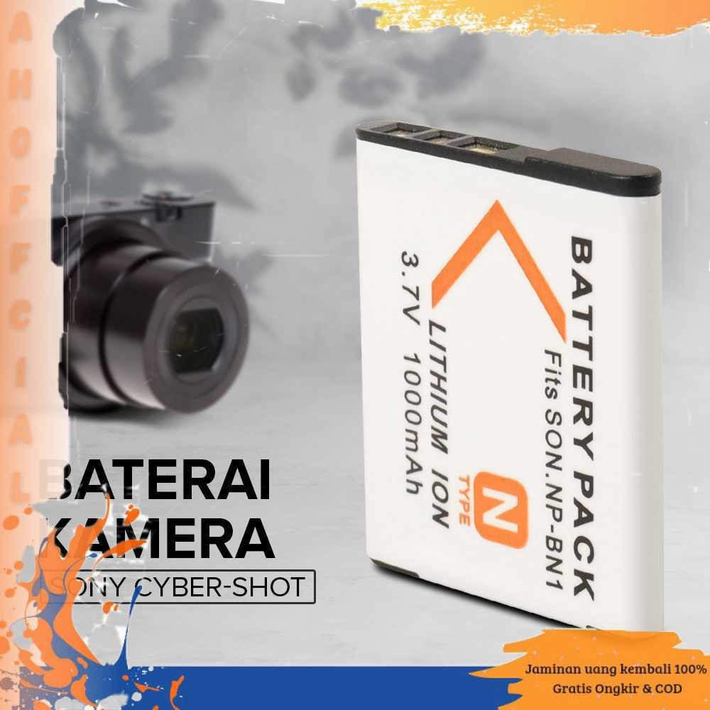 T2T AH - Baterai Kamera Sony 1000mAh Cyber-shot NP-BN1 DSC-J20 (Replika 1:1) RBU