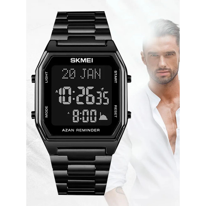 Jam Tangan Digital Pria Muslim Qibla - 1763 SKMEI