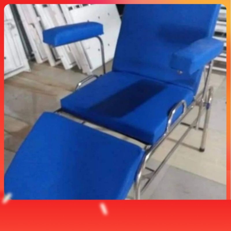 Kursi donor darah stainless/kursi donor