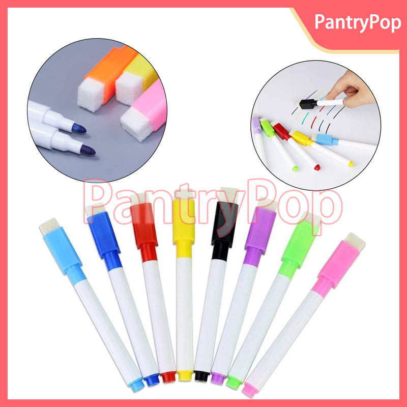 

Spidol Mini Magnet Papan Tulis White Board Dengan Penghapus / Spidol Wipe and Clean / Spidol Warna Whiteboard Dengan Penghapus / Small Whiteboard Pen