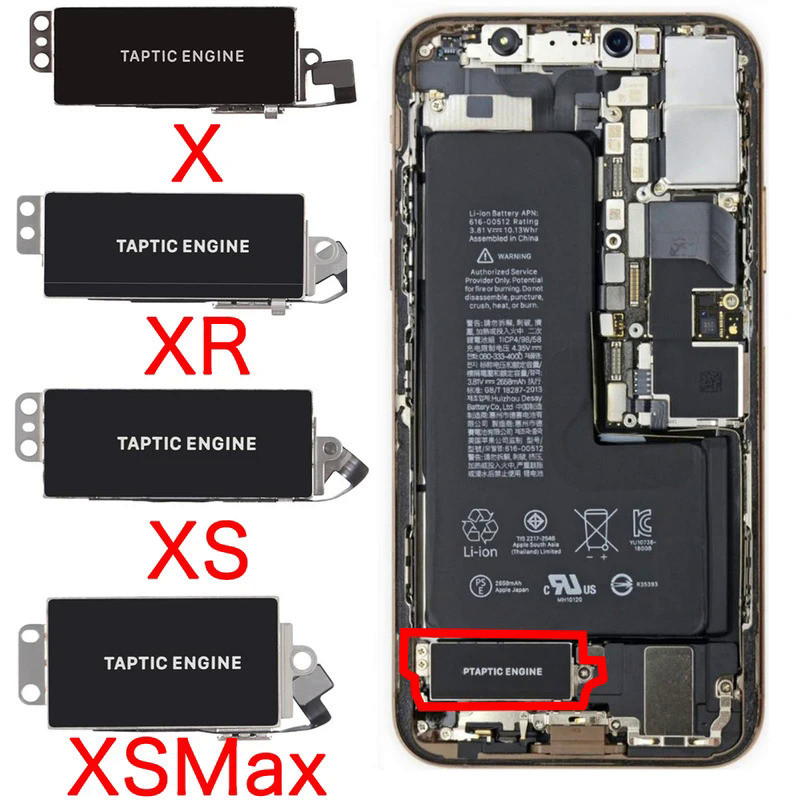 (spot)Taptic Kabel Flex Mesin Ring untuk iPhone X XR XS XSMax Vibrator Pengganti Perbaikan Motor Get