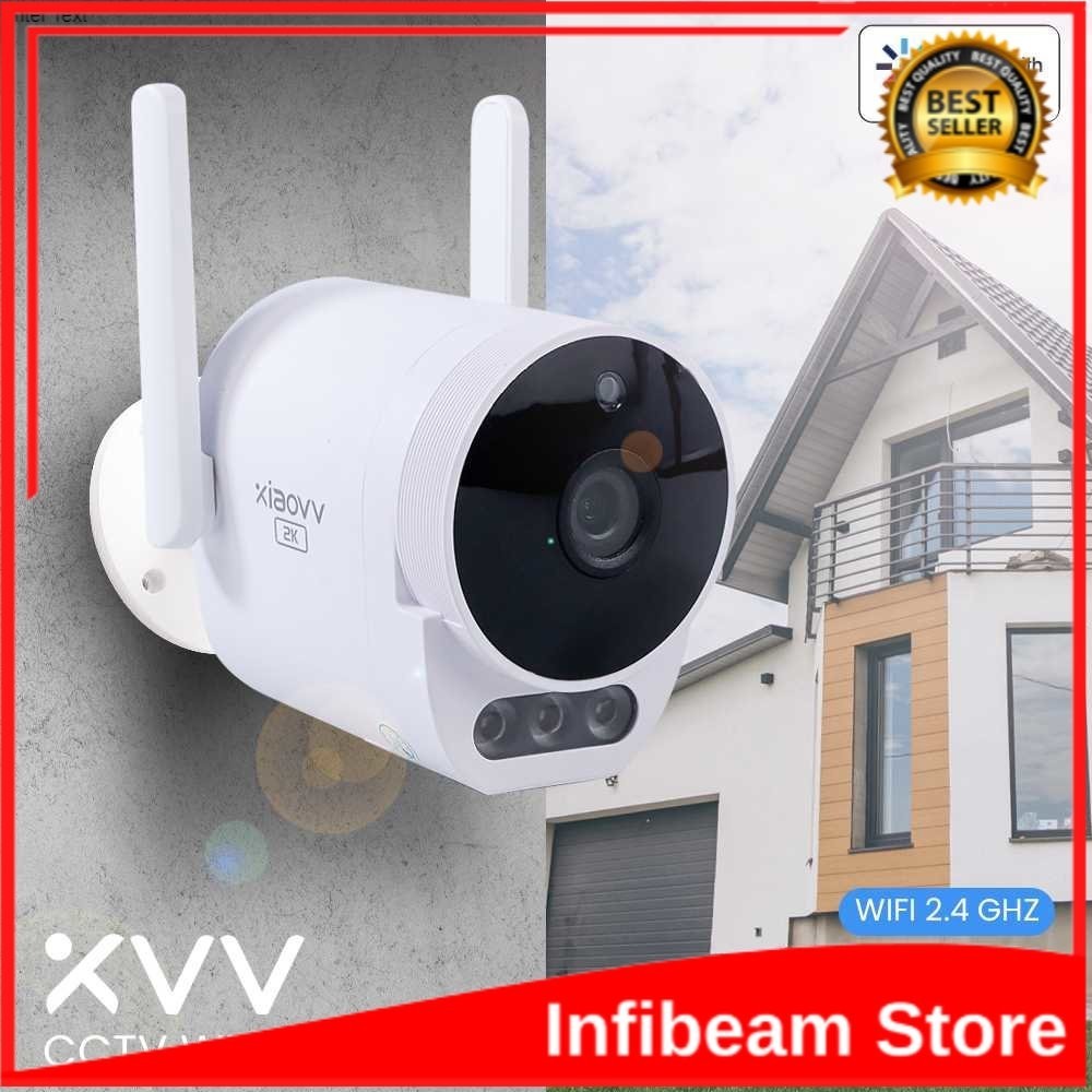 Xiaovv XVV Kamera CCTV WiFi Outdoor Camera 2K / Bluetooth Speaker Dual Bass Speaker Bluetooth Dual Bass