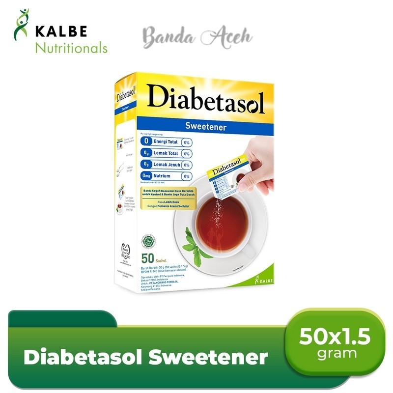 

(Aceh) Diabetasol Sweetener No Calories 50x1.5gr