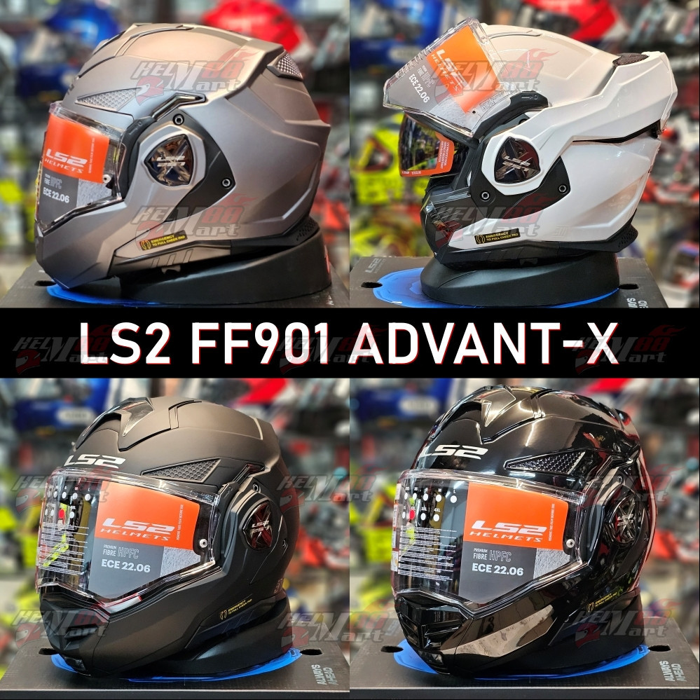 LS2 FF901 Advant-X Solid - Helm LS2 Advant X Modular Convertible