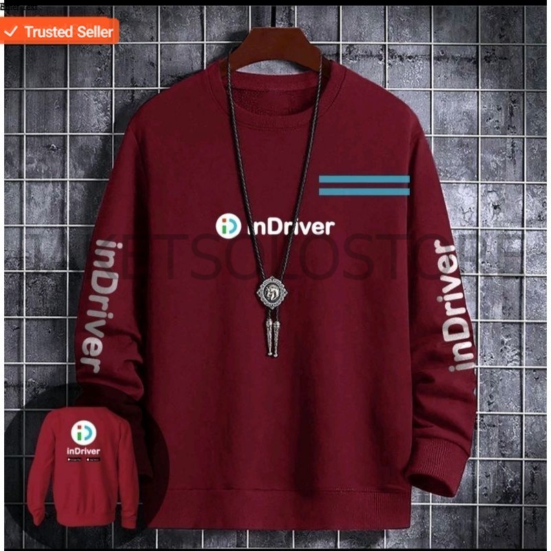JAKET SWEATER INDRIVER TERBARU / CREWNECK INDRIVER / SWEATER INDRIVER / JAKET OJOL / JAKET PENGENDAR