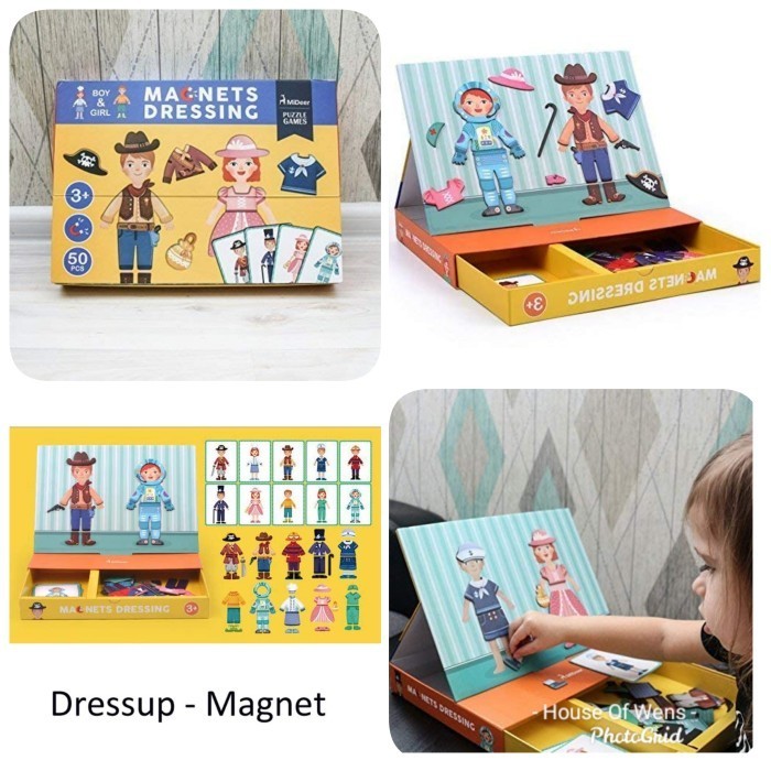 MIDEER MAGNETIC DRESS PUZZLES
