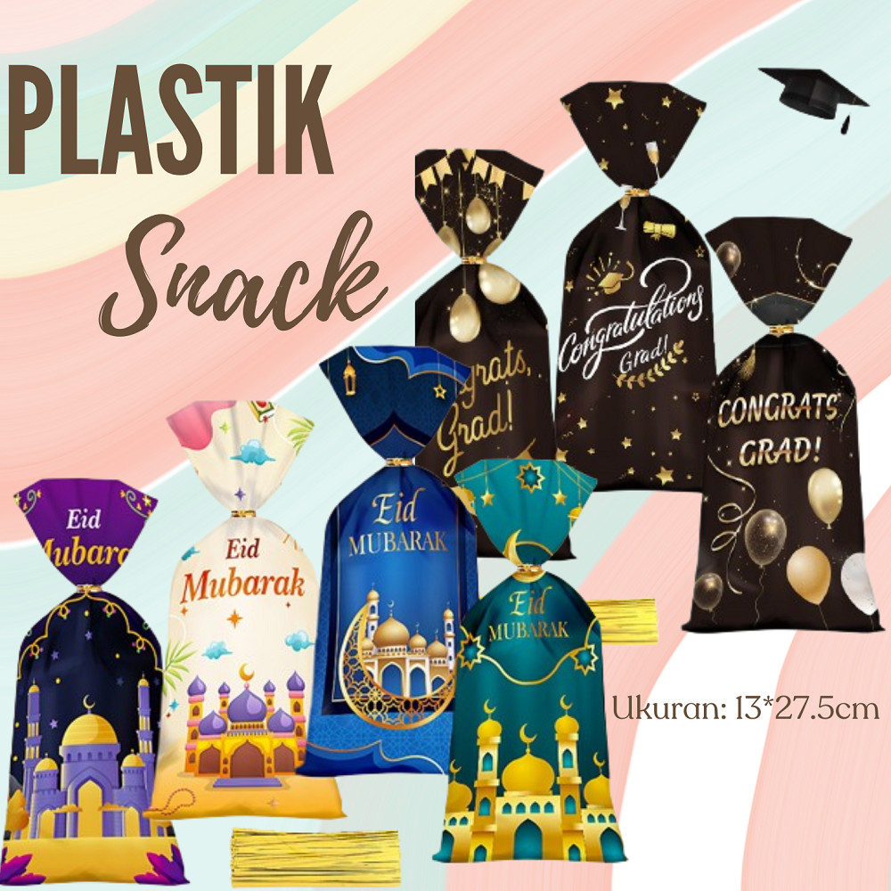 

Plastik Snack Goodie Bag Hampers Idul Fitri Plastic Lebaran Eid Mubarak Tas Bingkisan Graduation