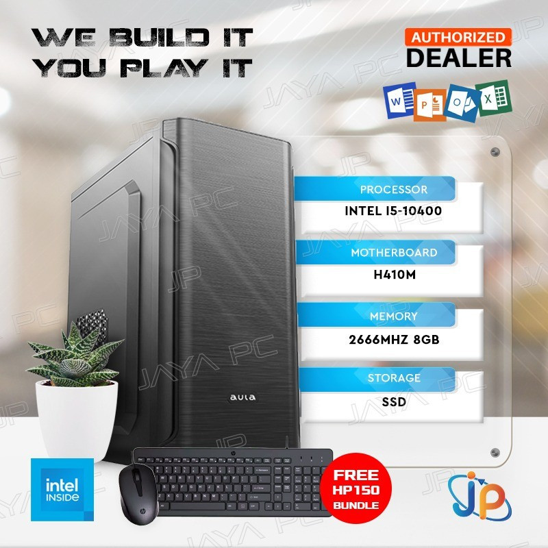 FLASH SALE OFFICE POINT - PC RAKITAN INTEL I5 GEN 10