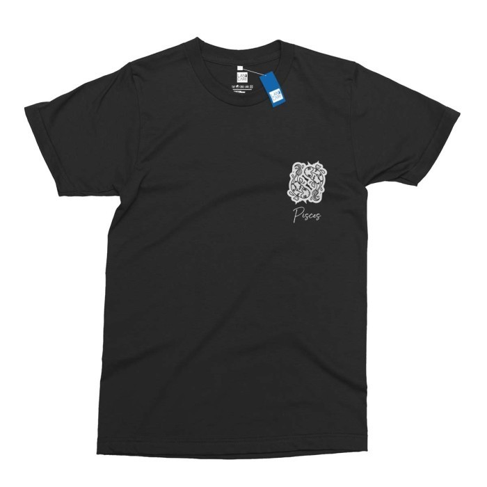 T-shirt Zodiak: Baju Pisces Sign Styles Baju Kaos Casual Pria Wanita