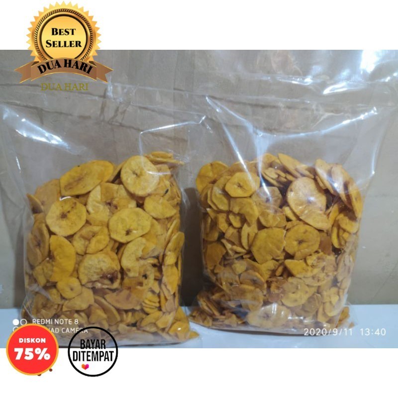 

kripik pisang manis 1kg pisang manis koin