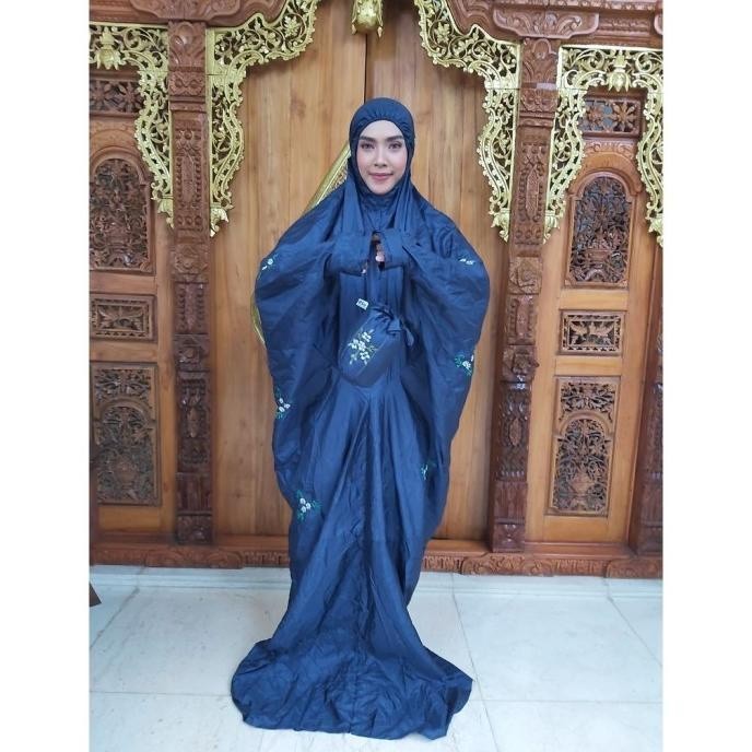 Mukena Dewasa Traveling Terusan Parasut LOUFIE