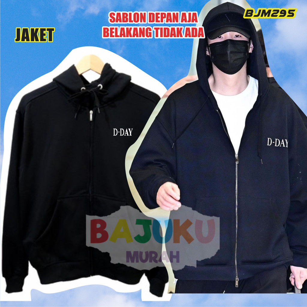 BJM295 Gratis fotocard Jaket D-day tulisan dday suga agust D RFJ550