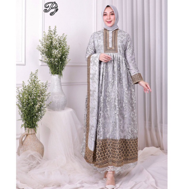 FLASH SALE GAMIS SELENDANG KATRINA M-3L| GAMIS| GAMIS TERBARU| GAMIS KONDAGAN| GAMIS PESTA| GAMIS ME