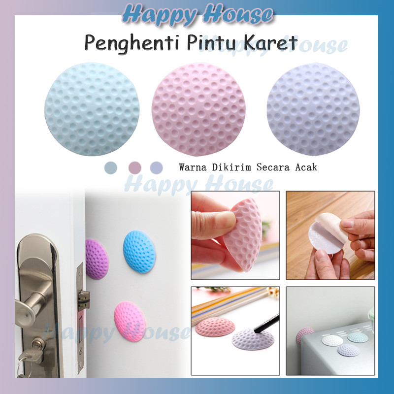 Karet Penahan Gagang Pintu Lemari / Karet Penahan Pintu Rumah Model Bola