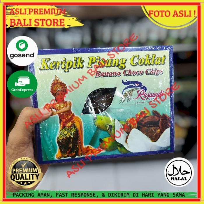 

OLEH OLEH MAKANAN CEMILAN CAMILAN SNACK KULINER KHAS ASLI ORI ORIGINAL BALI KERIPIK KRIPIK PISANG COKLAT BANANA CHOCO CHIPS