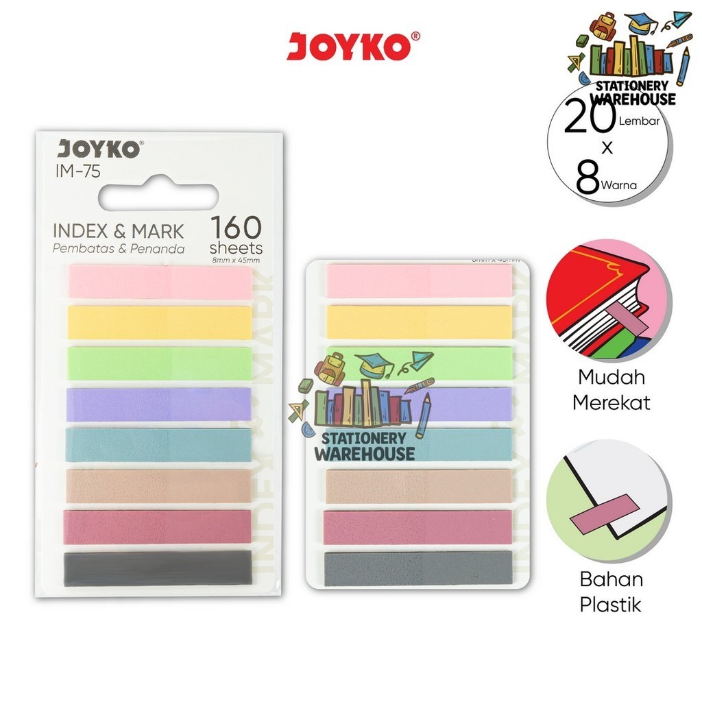 

Index Mark Penanda Pembatas Joyko IM-75 Plastik