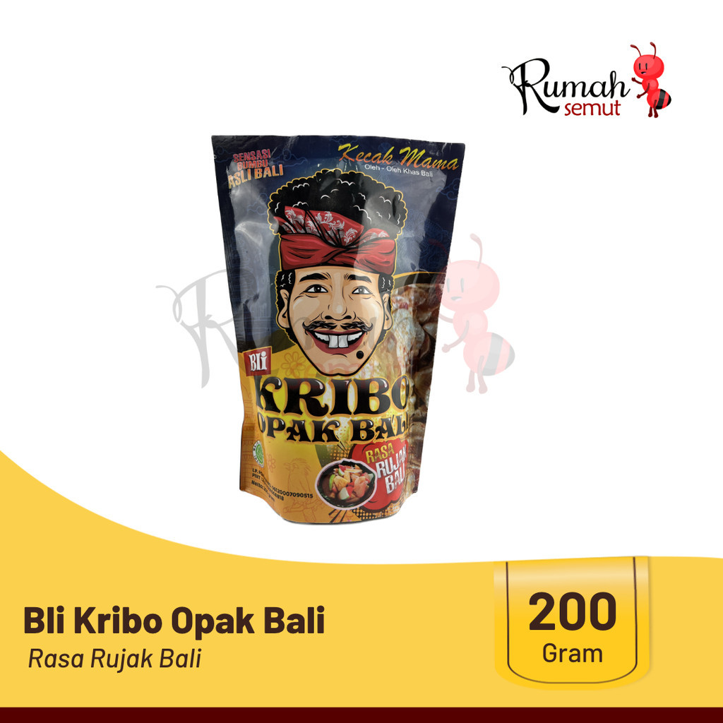 

Keripik Opak Bumbu Rujak Bli Kribo Oleh Oleh Khas Bali