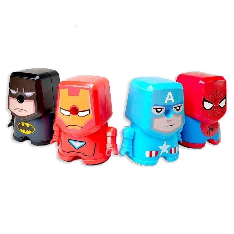 

RAUTAN PUTAR / SERUTAN DUDUK / SHARPENER MEJA BENTUK SUPERHERO AVENGER