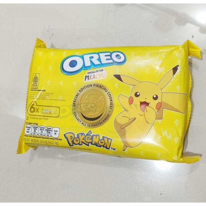 

Oreo Pokemon Choco Banana Spesial Edition 1 BOX isi 6 PCS