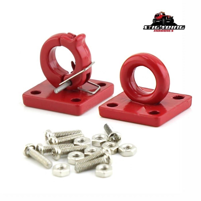 PART REMOTE CONTROL Trailer Tow Hook Round Model Bulat RC Adventure 1/10 SCX10 TRX4 MN WPL